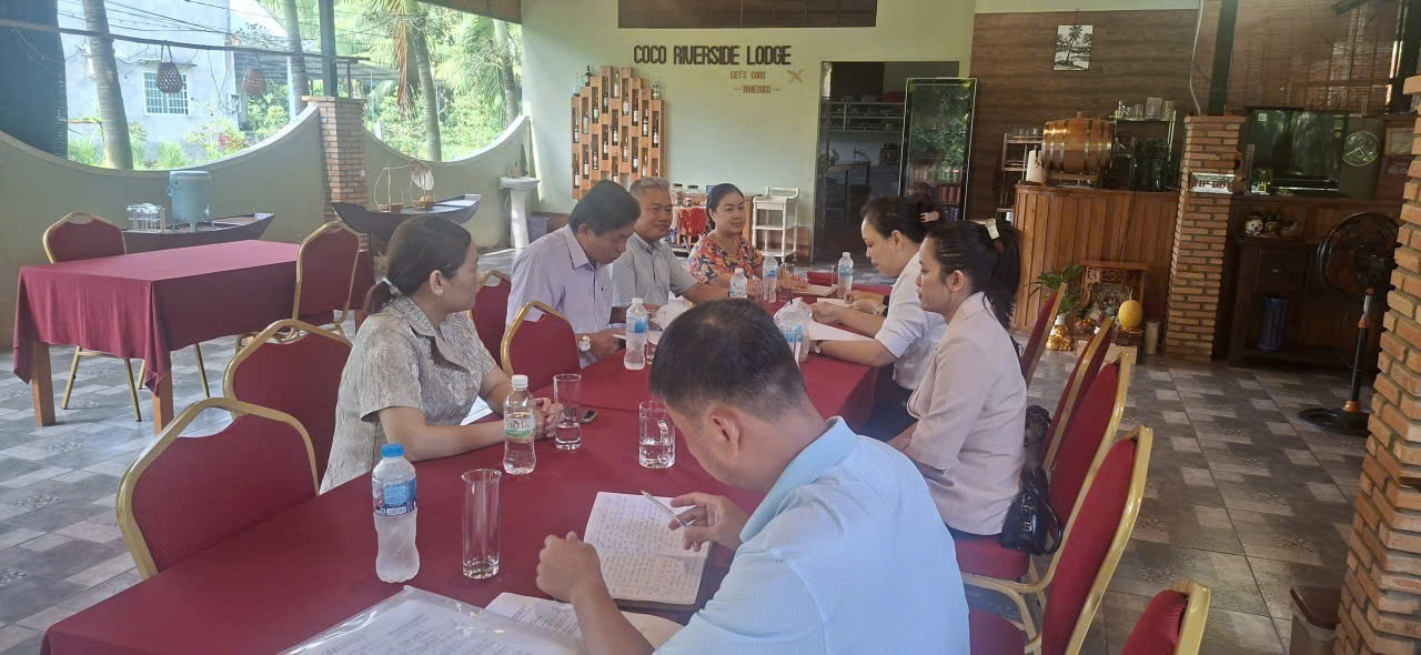 Sở Văn hóa, Thể thao và Du lịch tỉnh Vĩnh Long thẩm định điều kiện cơ sở lưu trú du lịch tại Coco Riverside Lodge