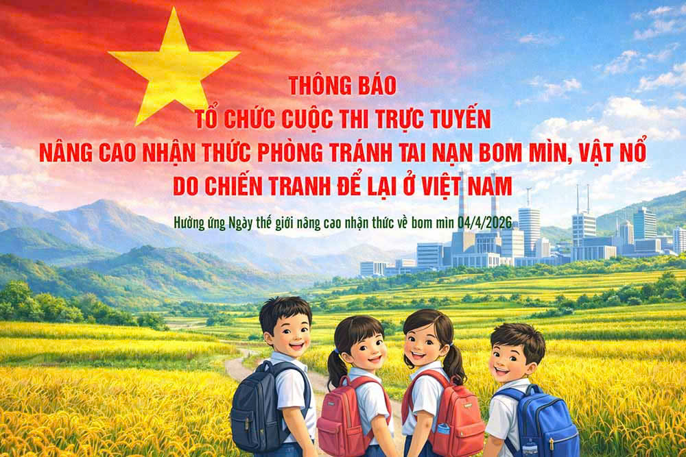 Trung Ngãi tuyên truyền thực hiện Công văn Số: 1225/SVHTTDL-QLTTBCXB ngày 08/4/2026 của Sở văn hóa Thể thao và Du lịch tỉnh Vĩnh Long  về việc tổ chức tuyên truyền, hưởng ứng Cuộc thi trực tuyến “Nâng cao nhận thức phòng tránh tai nạn bom mìn, vật liệu nổ sau chiến tranh ở Việt Nam” 